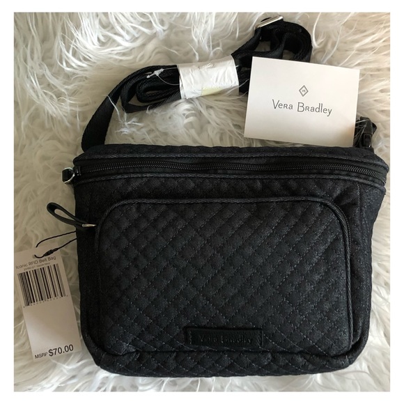 Vera Bradley Bags Vera Bradley Blue Denim Rfid Belt Bag Fanny Pack